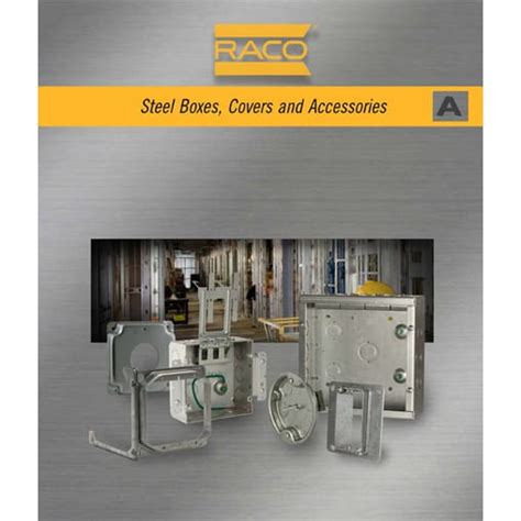 raco steel box catalog|raco boxes specification sheets.